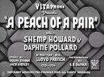 A Peach of a Pair (Short 1934)