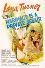 Marriage Is a Private Affair