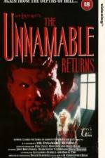 The Unnamable II: The Statement of Randolph Carter