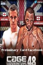 Cage Warriors 48 Preliminary Card Facebook