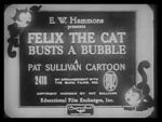 Felix the Cat Busts a Bubble (Short 1926)