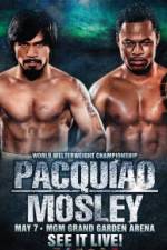 WBO Boxing Manny Pacquiao vs Shane Mosley